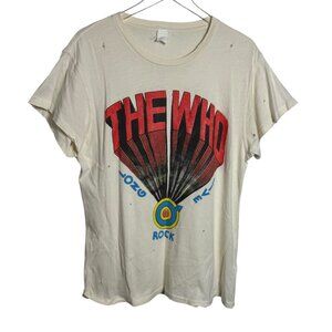 Madeworn THE WHO t-shirt vintage graphic size Medium Long Live Rock tee